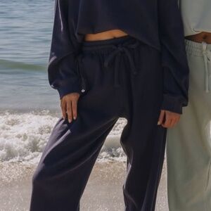 Daily Drills Oversized Thermal Set Navy